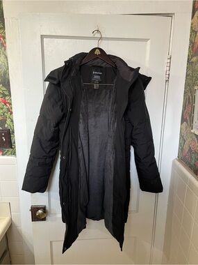 Wantdo Long Winter Parka Jacket Coat Black Youth Size 18/20–EUC